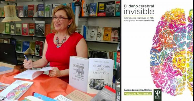 Firma de libros. Aurora Lassaletta. Asociación Daño Cerebral Invisible