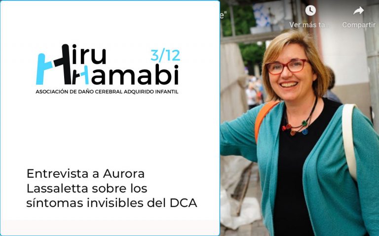 Entrevista de Hiru Hamabi a Aurora Lassaletta sobre los síntomas invisibles del DCA