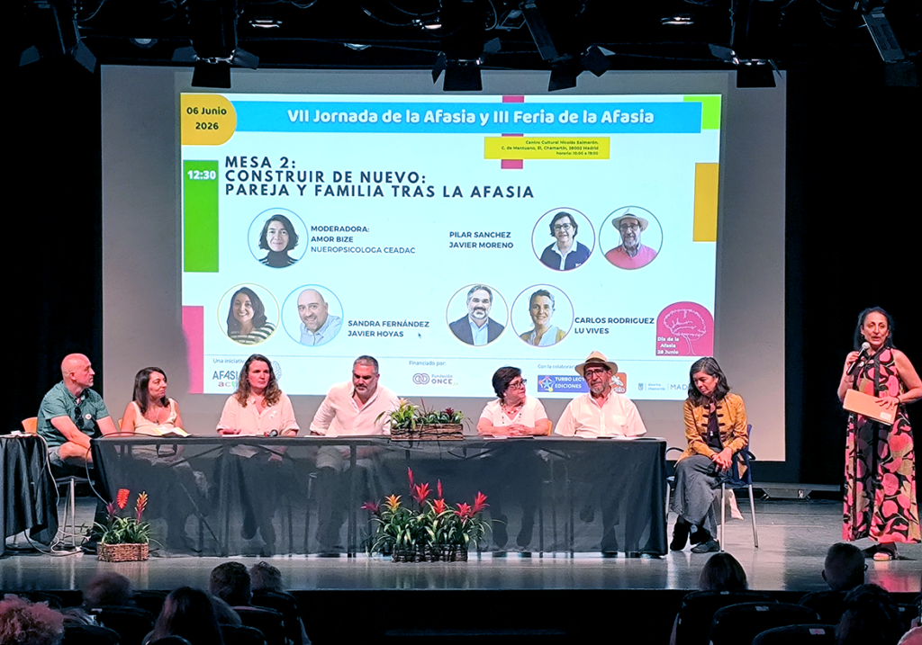 Feria Afasia 2026. La asociación se reúne con sus socios.