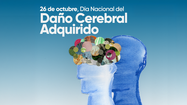 Detalle del cartel del día Nacional del Daño Cerebral Adquirido